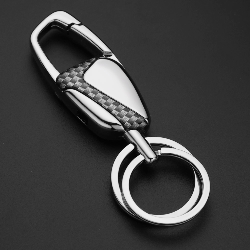 Personalized Keyring Double Sw - Initial Ring Custom recension och pris