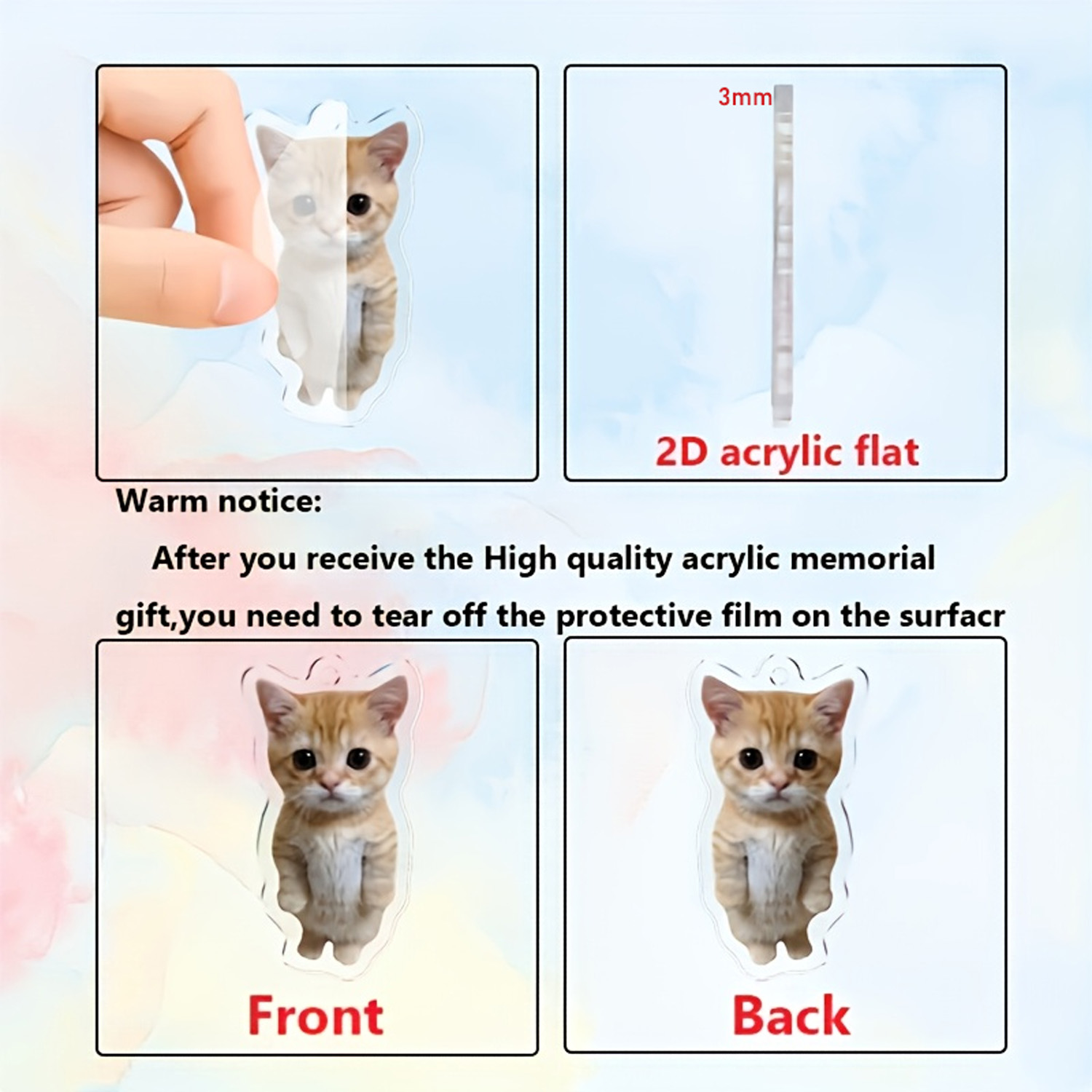 Custom Pet Portrait Phone Pend - Pet Portrait Custom recension och pris