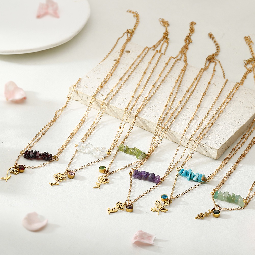 New Birth Month Flower Birthst - Birth Flower Necklace recension och pris