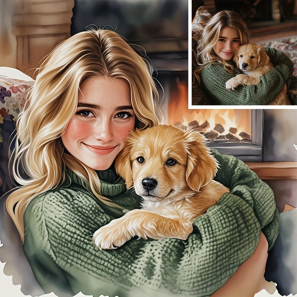 Custom Photo Canvas Print - Ha - Pet Portrait Custom recension och pris