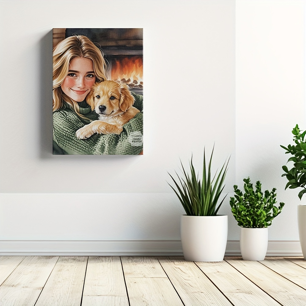 Custom Photo Canvas Print - Ha - Pet Portrait Custom recension och pris