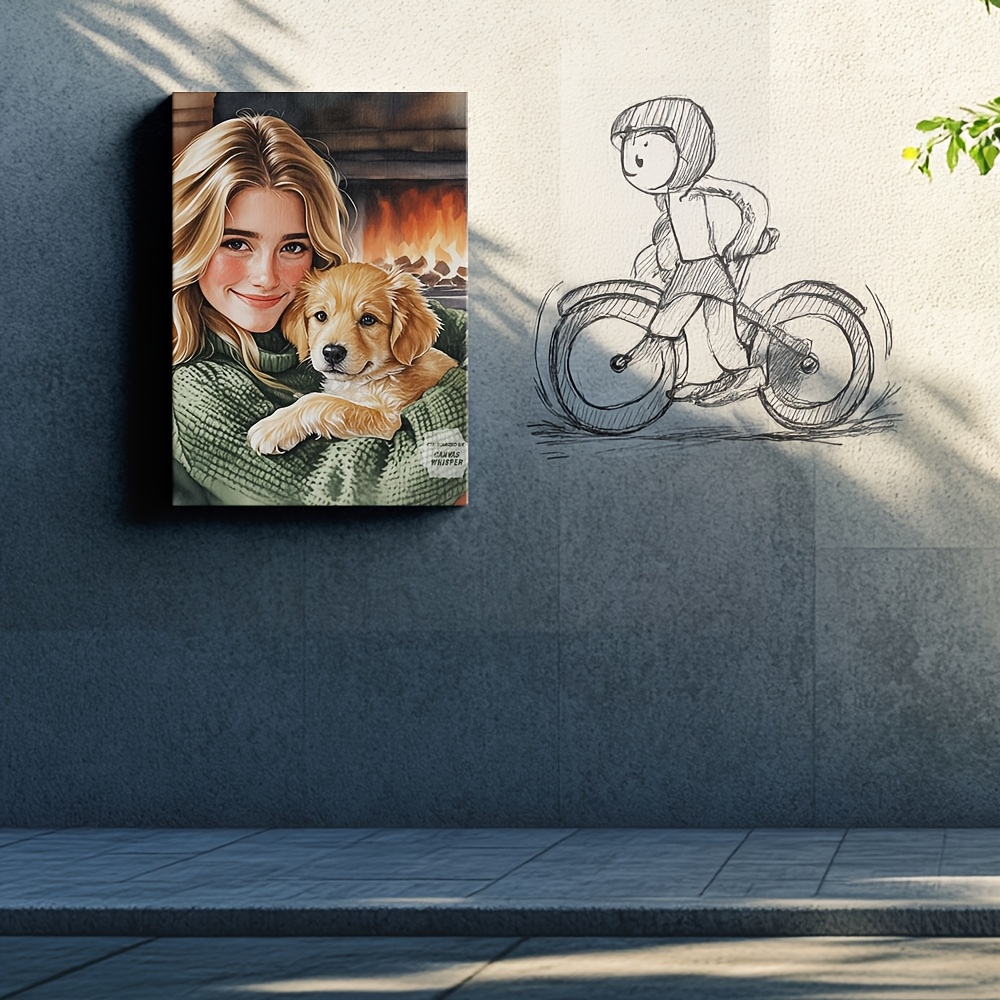 Custom Photo Canvas Print - Ha - Pet Portrait Custom recension och pris